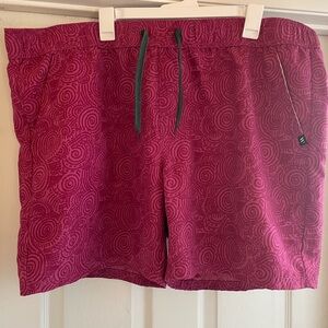 Houston White Men's Pink Board Shorts